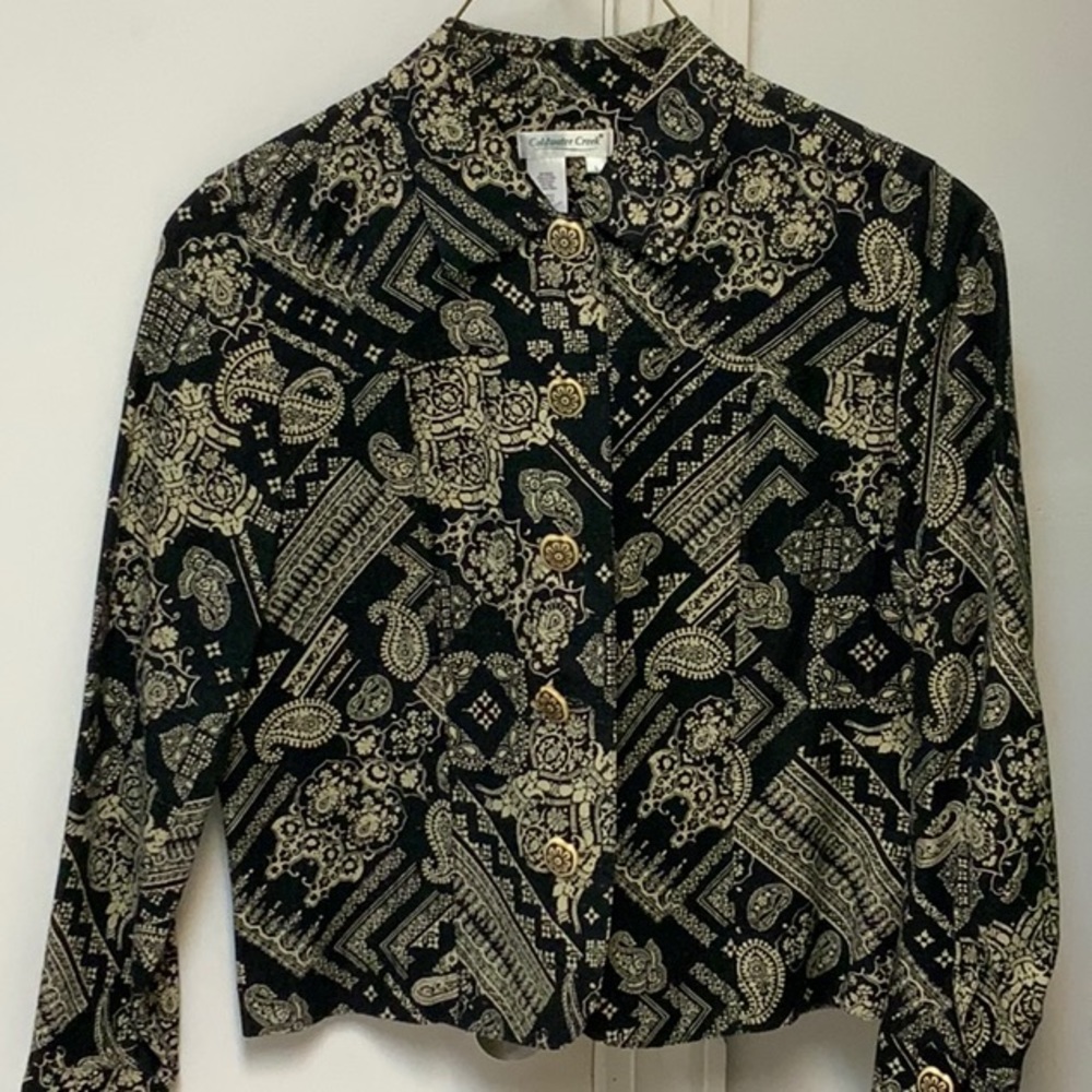 Coldwater Creek Jean Style Jacket Sz L